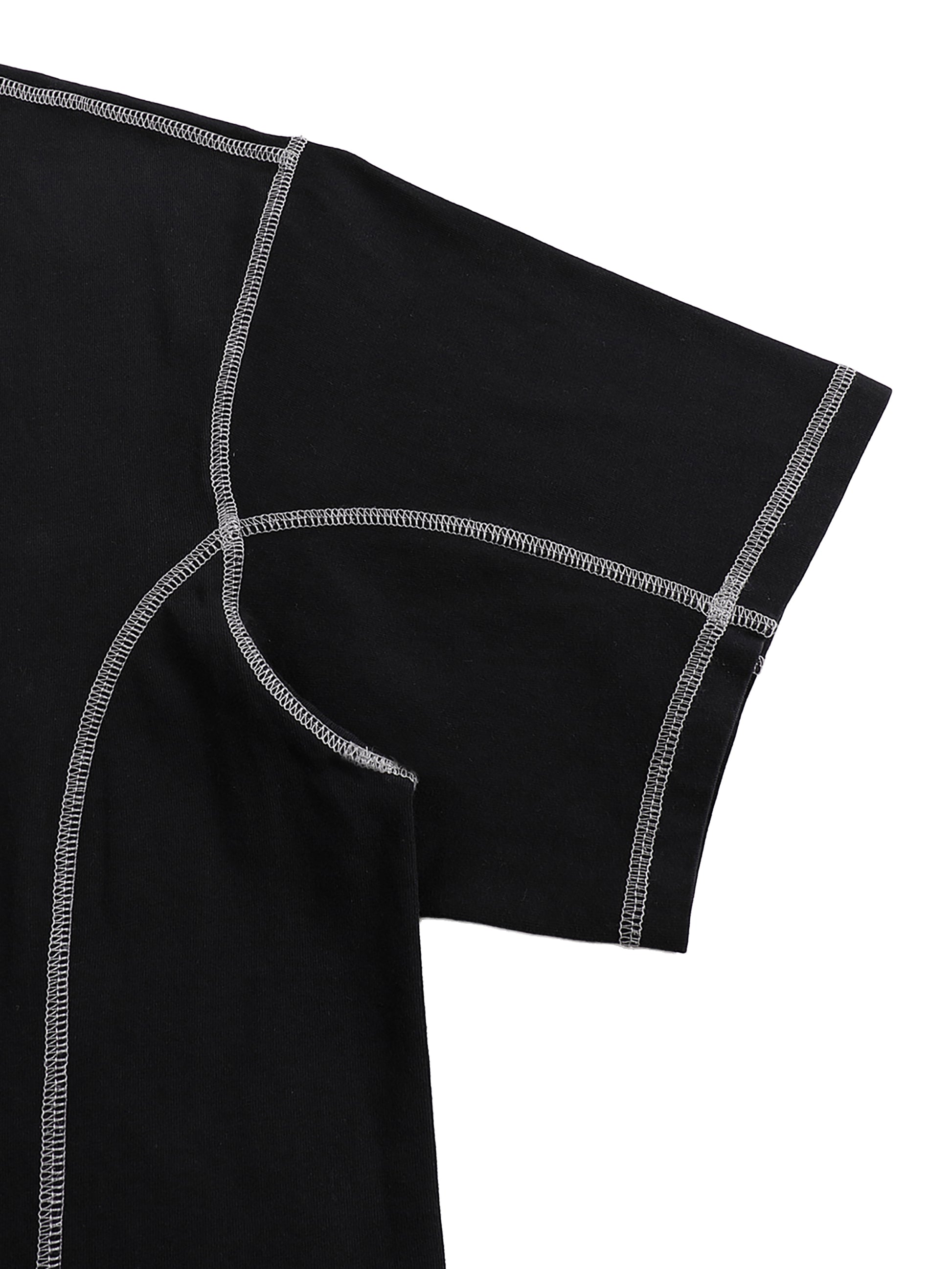 Contrast-Stitched Cotton T-Shirt
