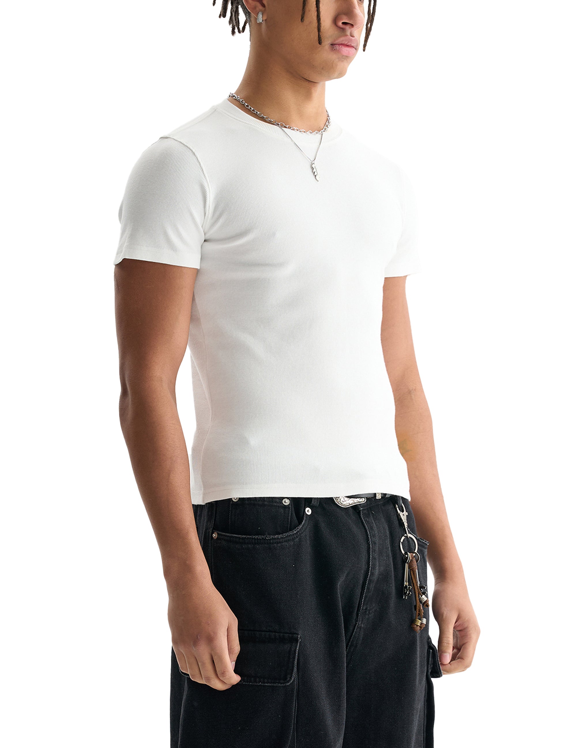 Bodycon Ribbed Crop Top