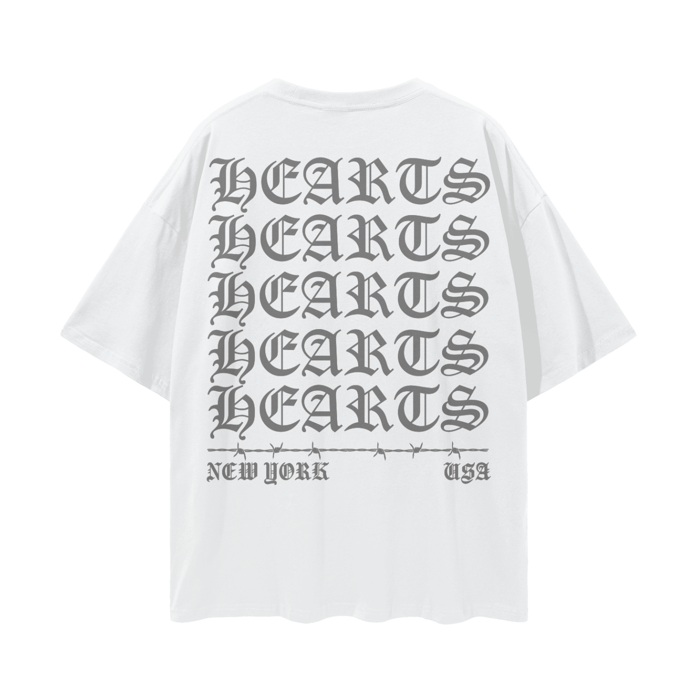 Oversize Deep Drop Shoulder Tee - 190 GSM