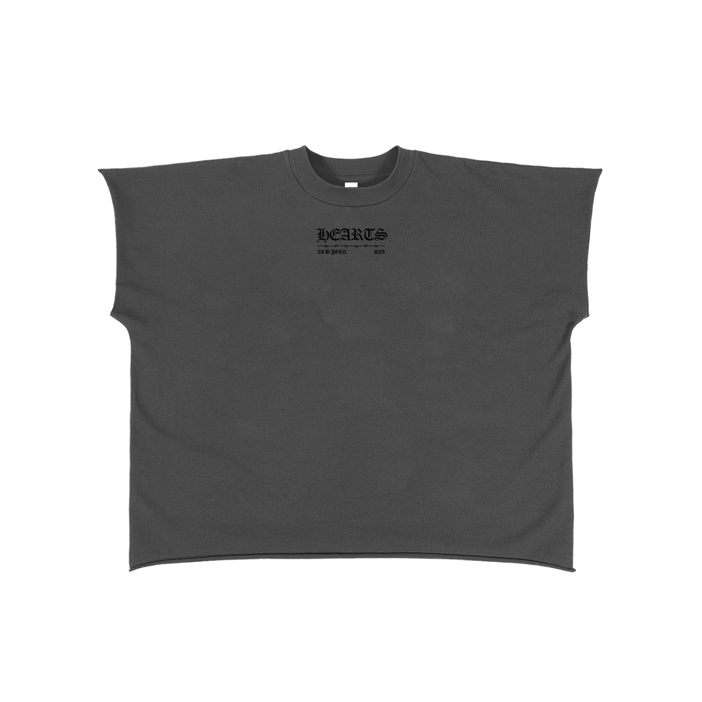 Raw Edge Boxy  T-Shirt