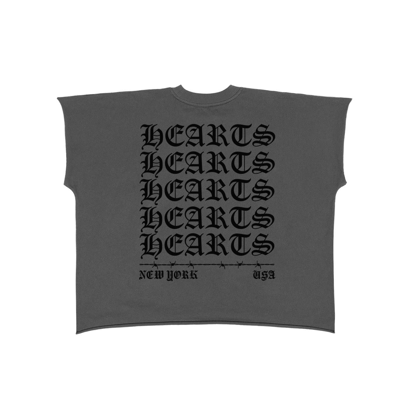 Raw Edge Boxy  T-Shirt