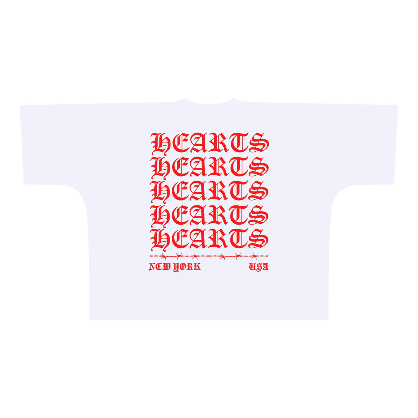 Oversize One-piece Pattern Cut Boxy Tee - 300 GSM