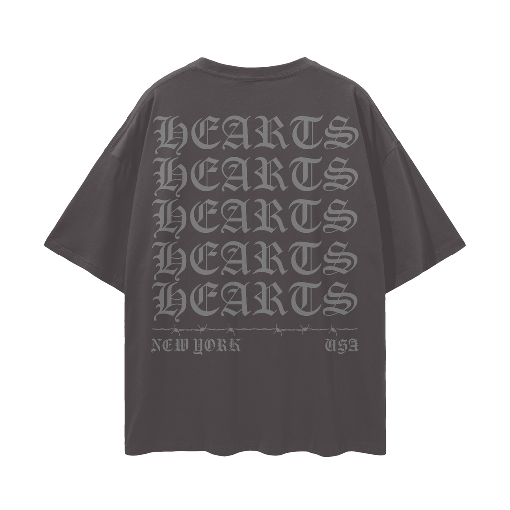 Oversize Deep Drop Shoulder Tee - 190 GSM