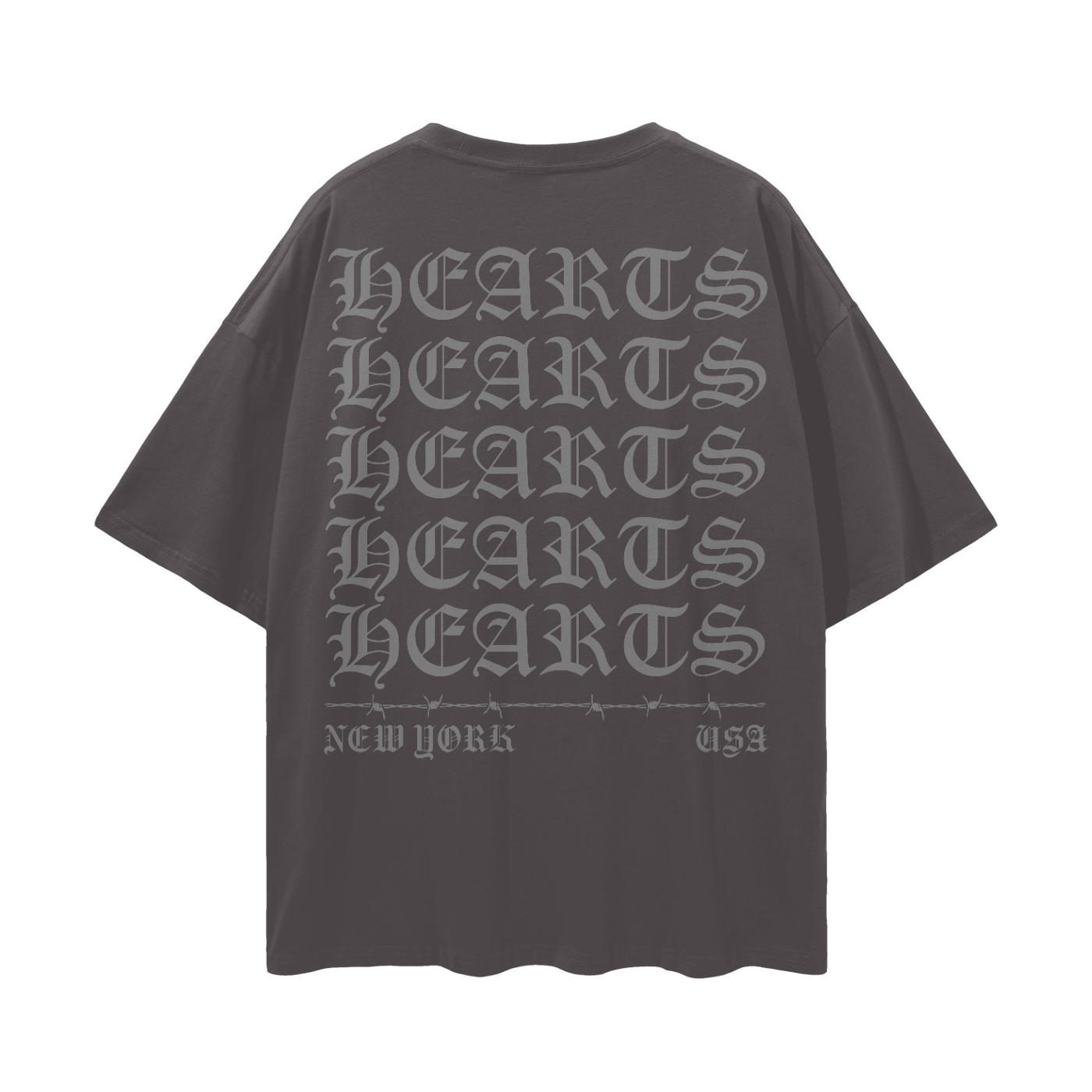 Oversize Deep Drop Shoulder Tee - 190 GSM