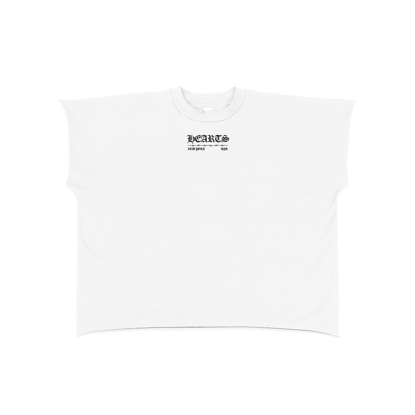 Raw Edge Boxy  T-Shirt
