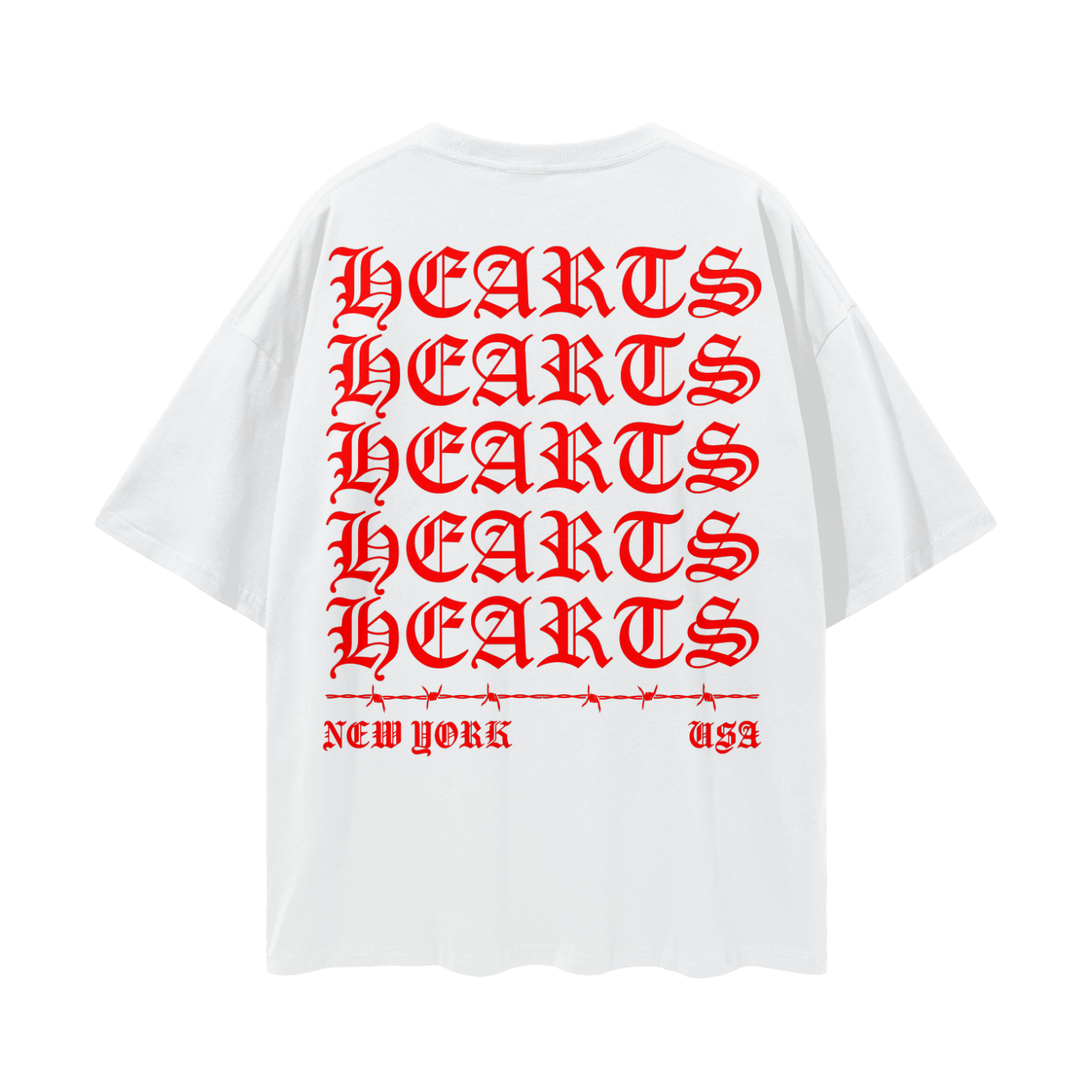 Oversize Deep Drop Shoulder Tee - 190 GSM