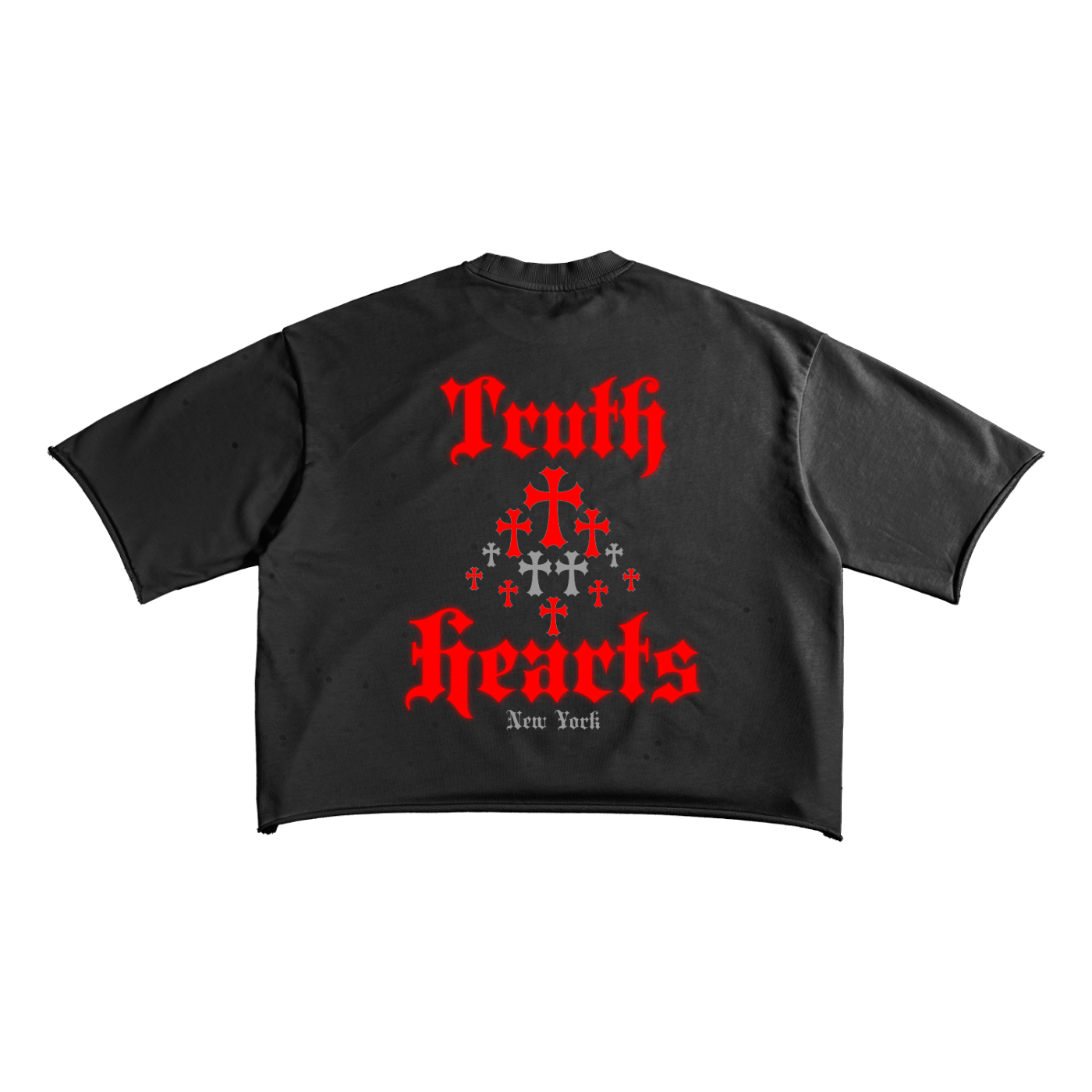 French Terry Raw Edge T-shirt