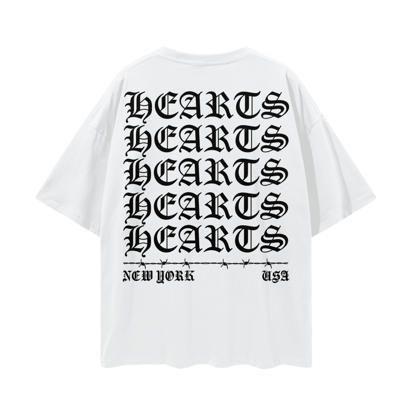 Oversize Deep Drop Shoulder Tee - 190 GSM