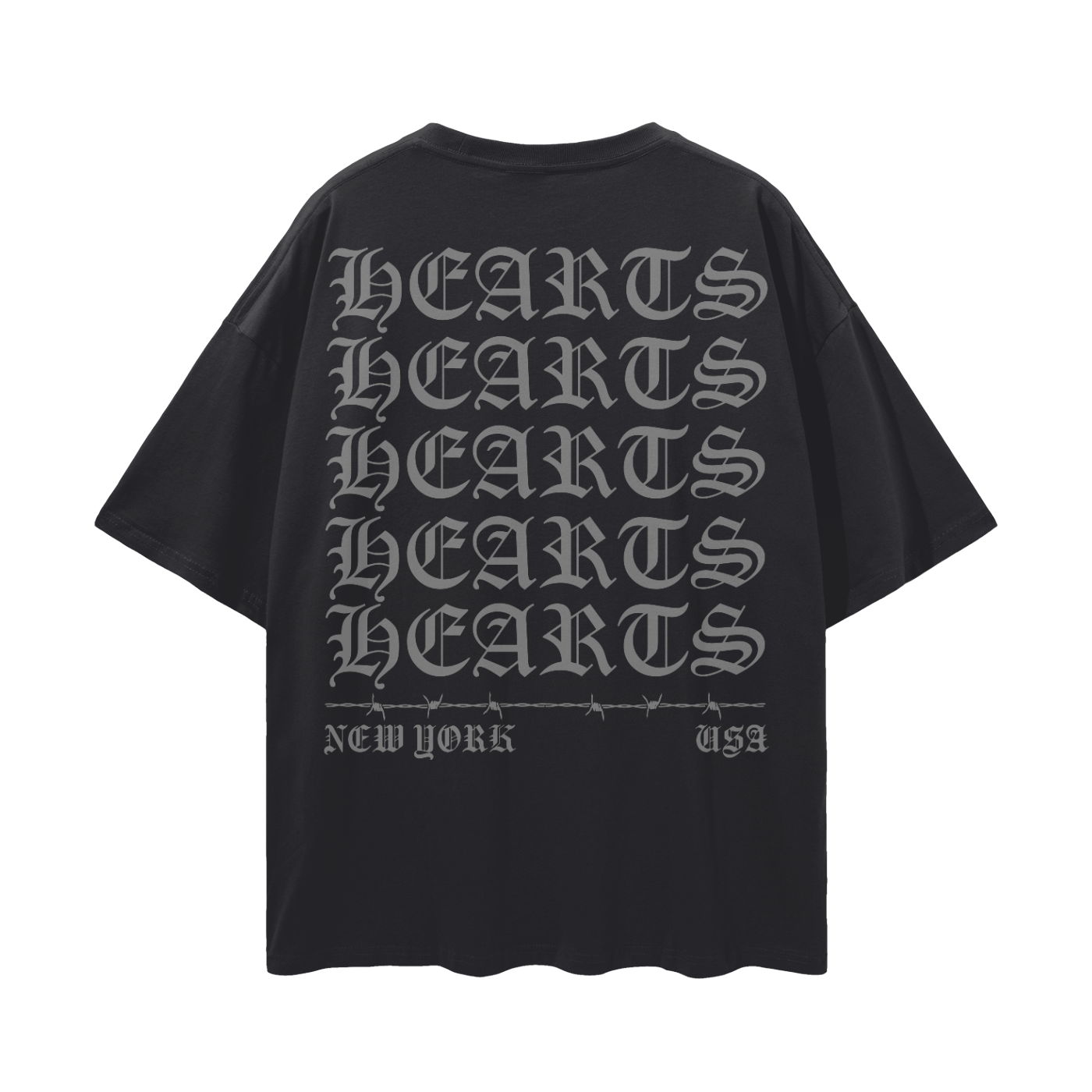 Oversize Deep Drop Shoulder Tee - 190 GSM
