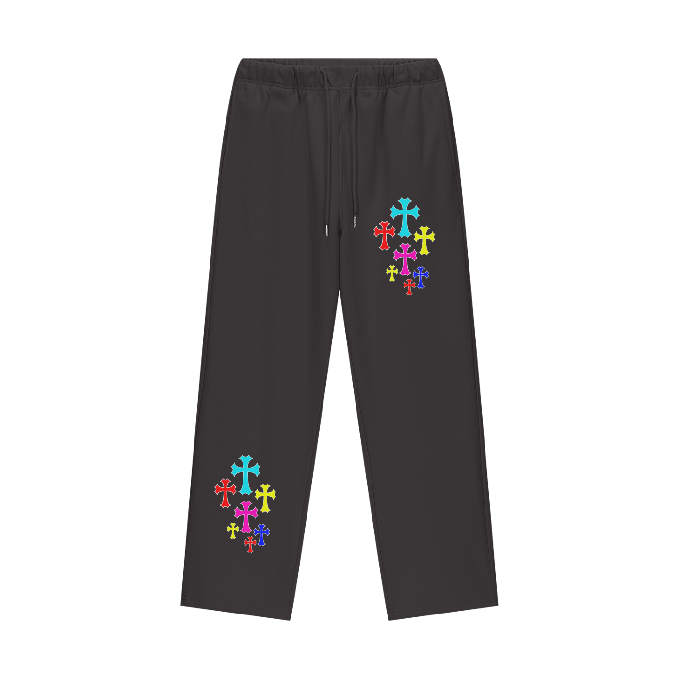 Fleece Lined Straight Leg Pants - 460 GSM