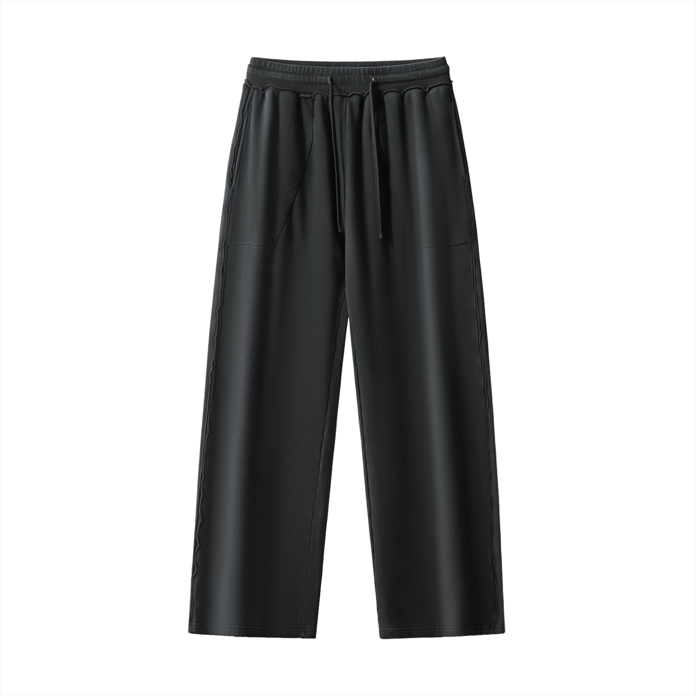 Raw-Seam Enzyme Washed Sweatpants