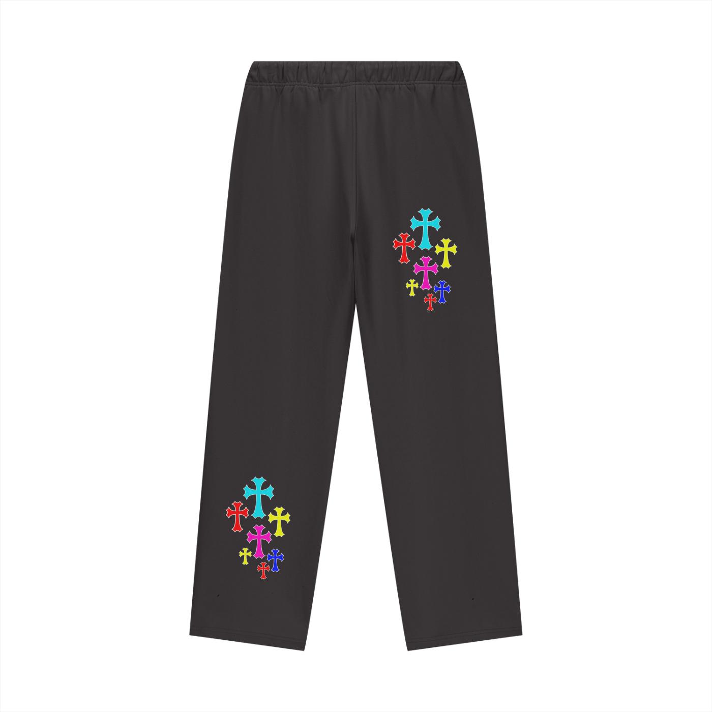 Fleece Lined Straight Leg Pants - 460 GSM