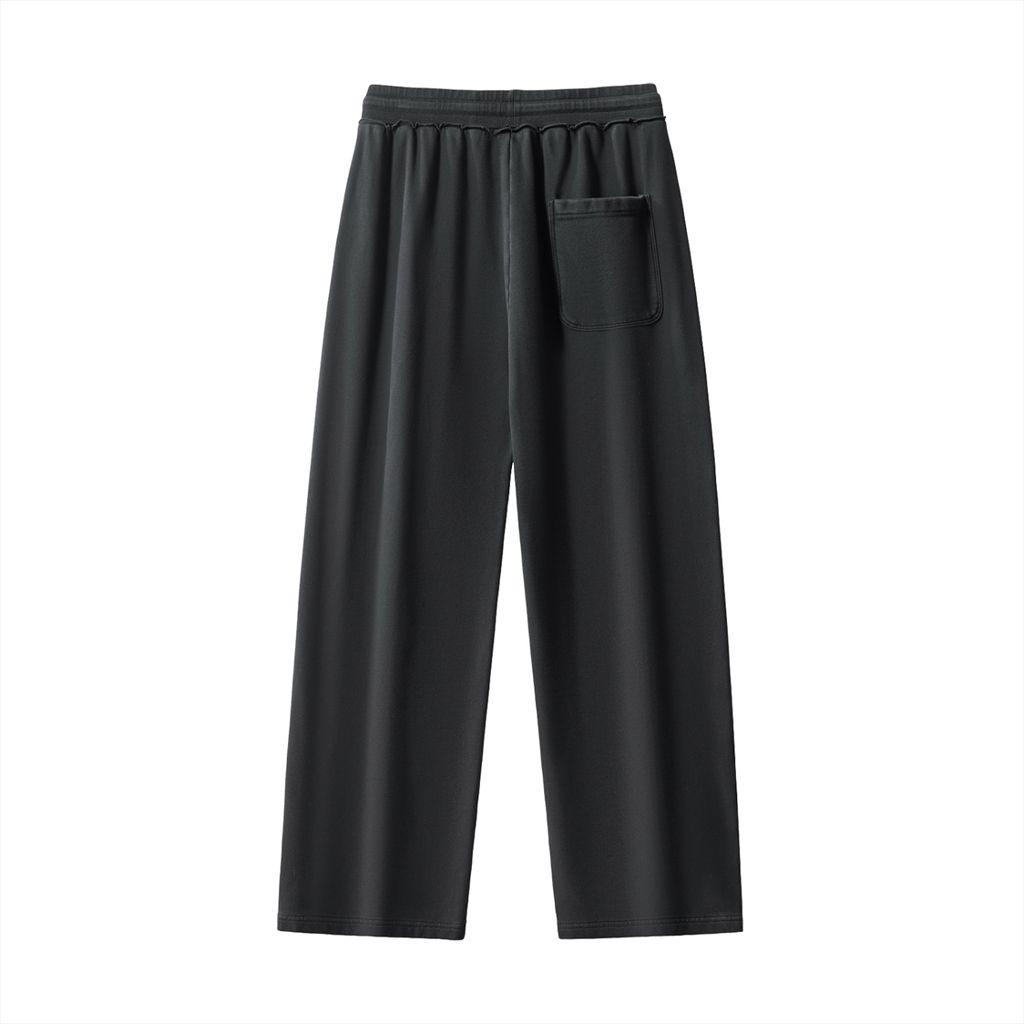 Raw-Seam Enzyme Washed Sweatpants
