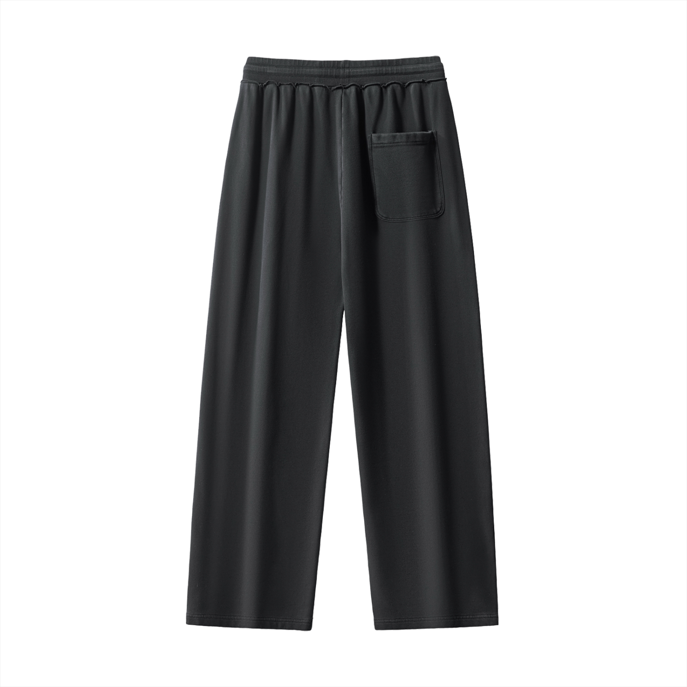 Raw-Seam Enzyme Washed Sweatpants