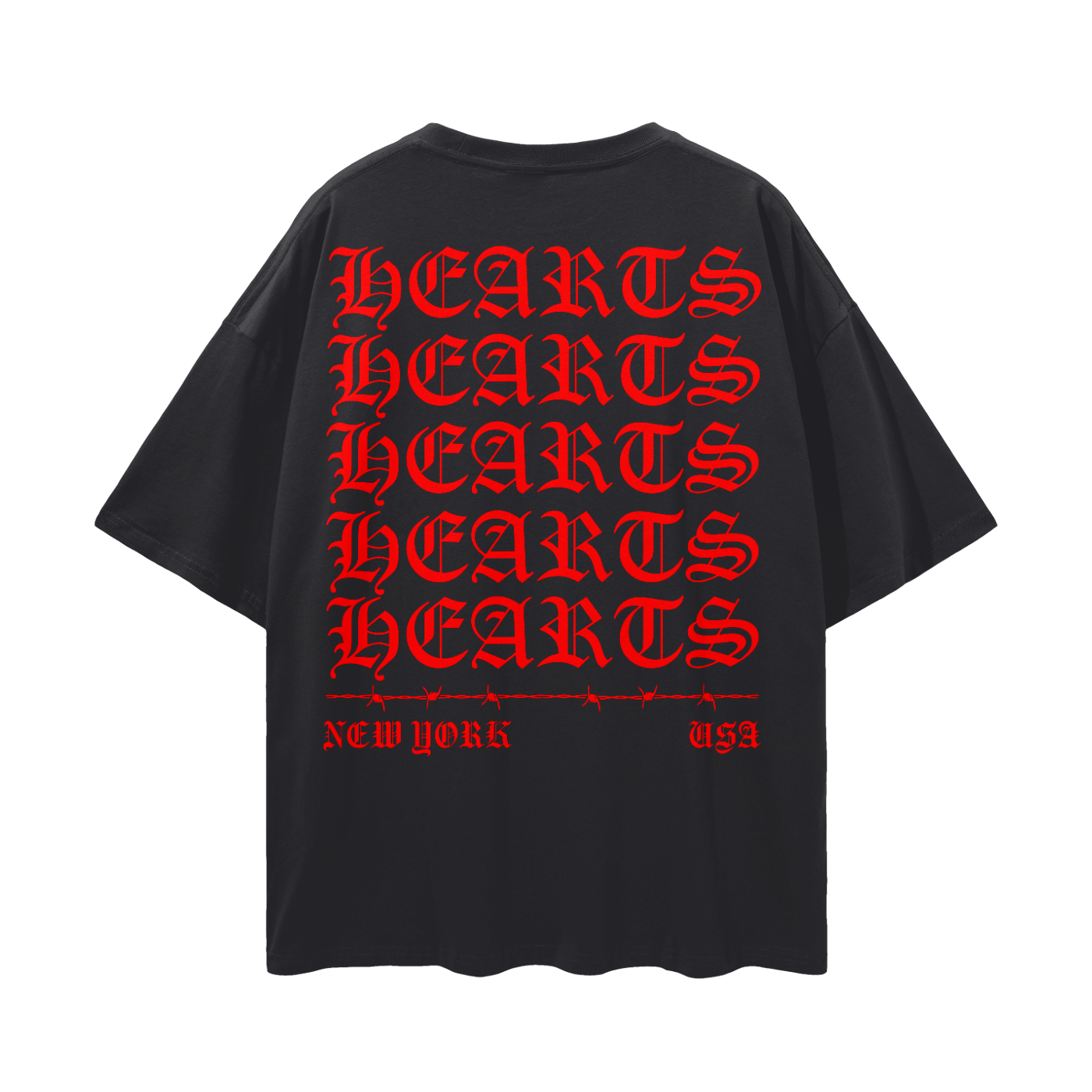 Oversize Deep Drop Shoulder Tee - 190 GSM