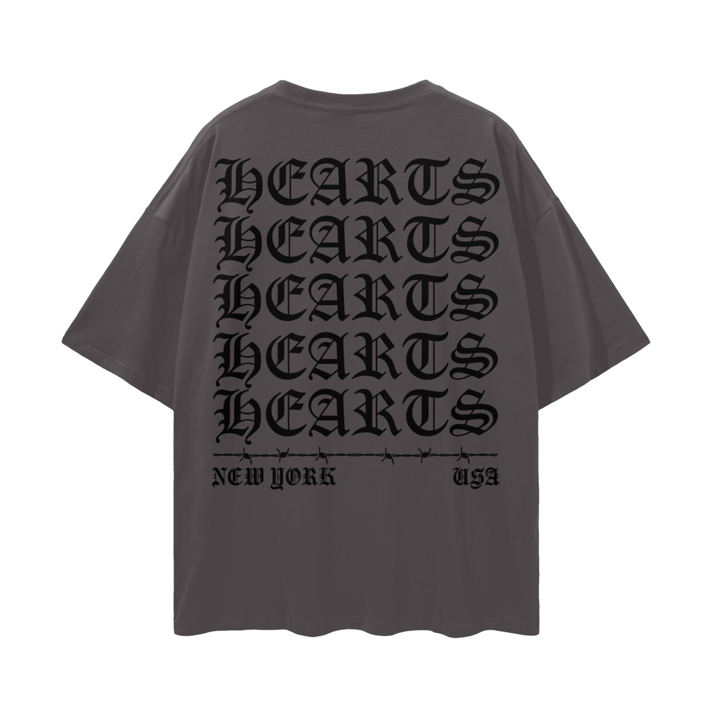 Oversize Deep Drop Shoulder Tee - 190 GSM