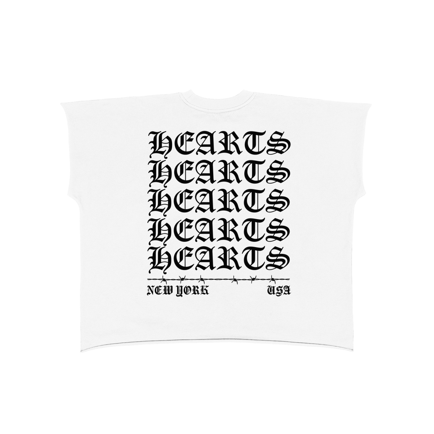 Raw Edge Boxy  T-Shirt