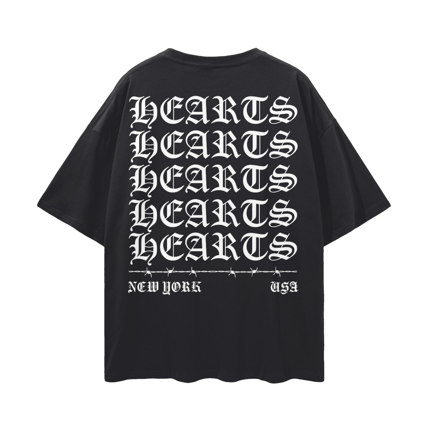 Oversize Deep Drop Shoulder Tee - 190 GSM