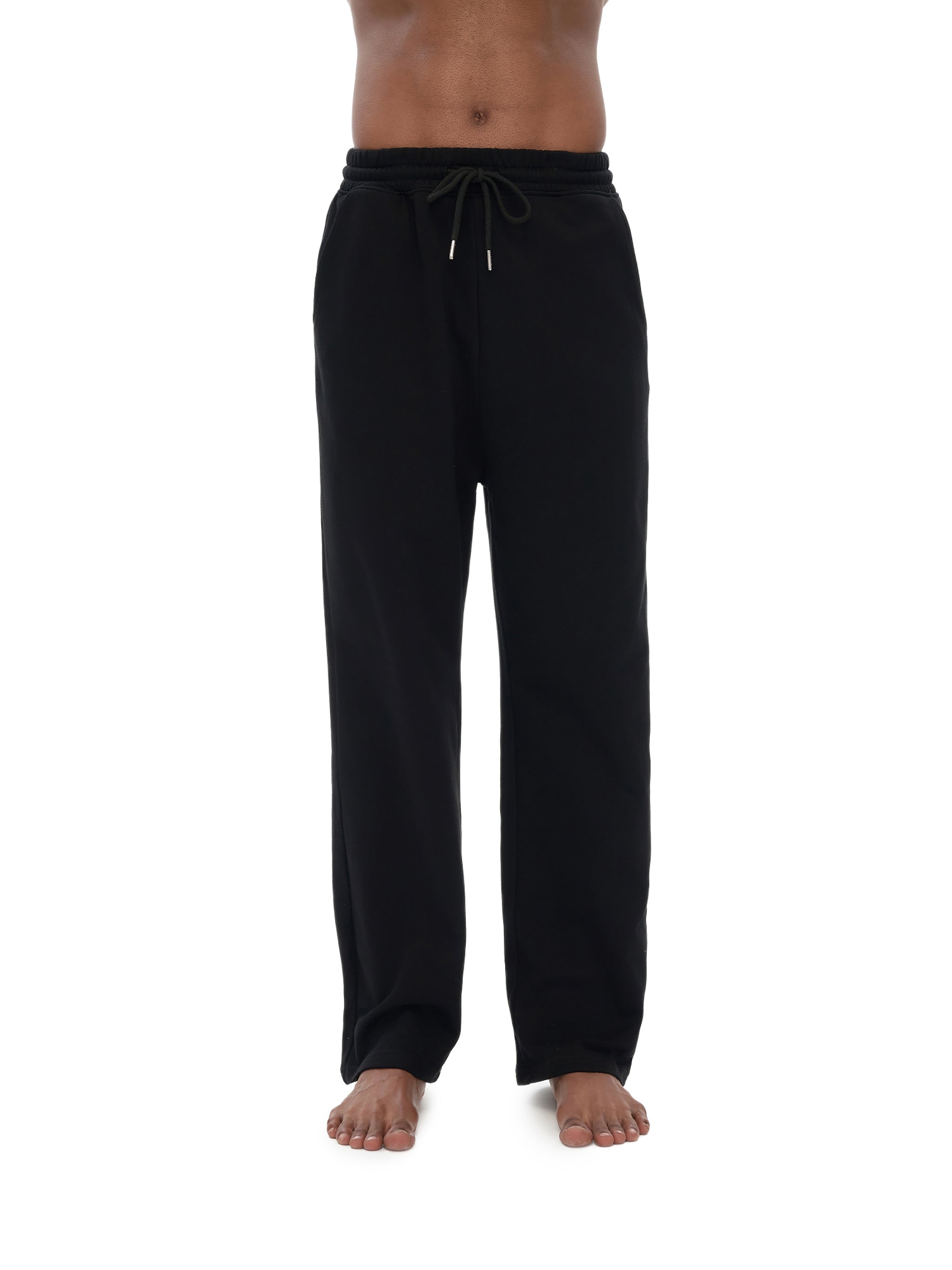Loose Fit Fleece Straight Leg Pants