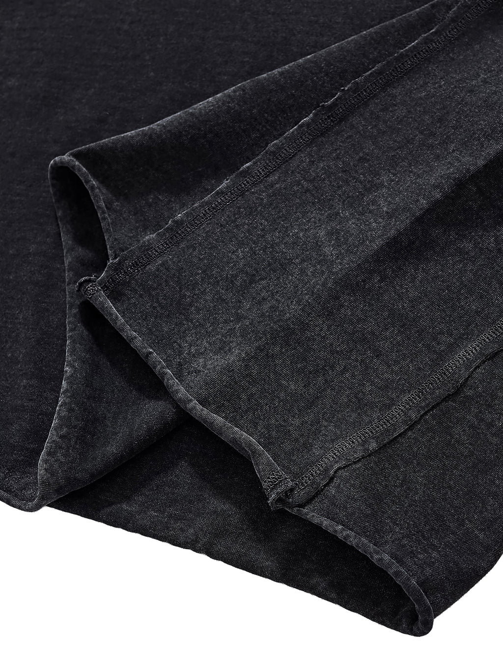 Raw Edge Snow Washed Boxy T-Shirt