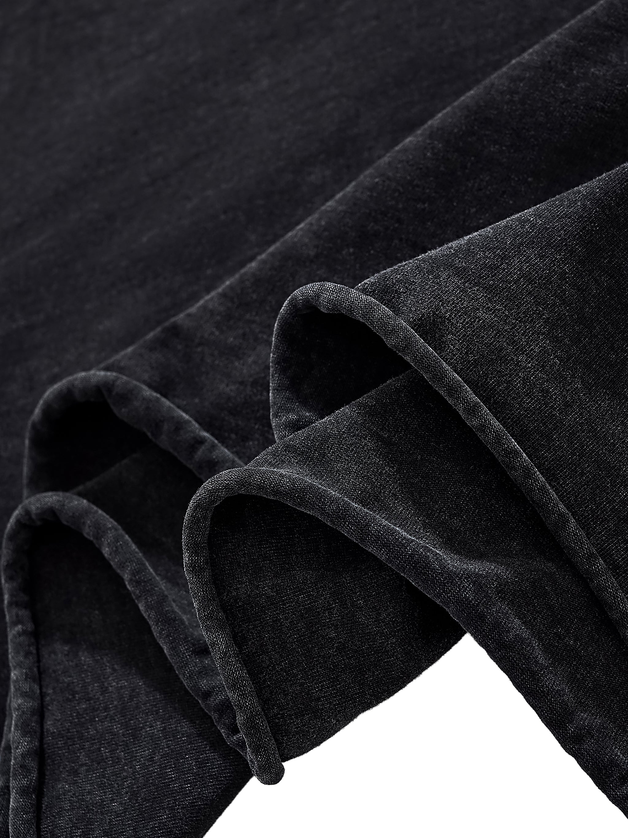 Raw Edge Snow Washed Boxy T-Shirt