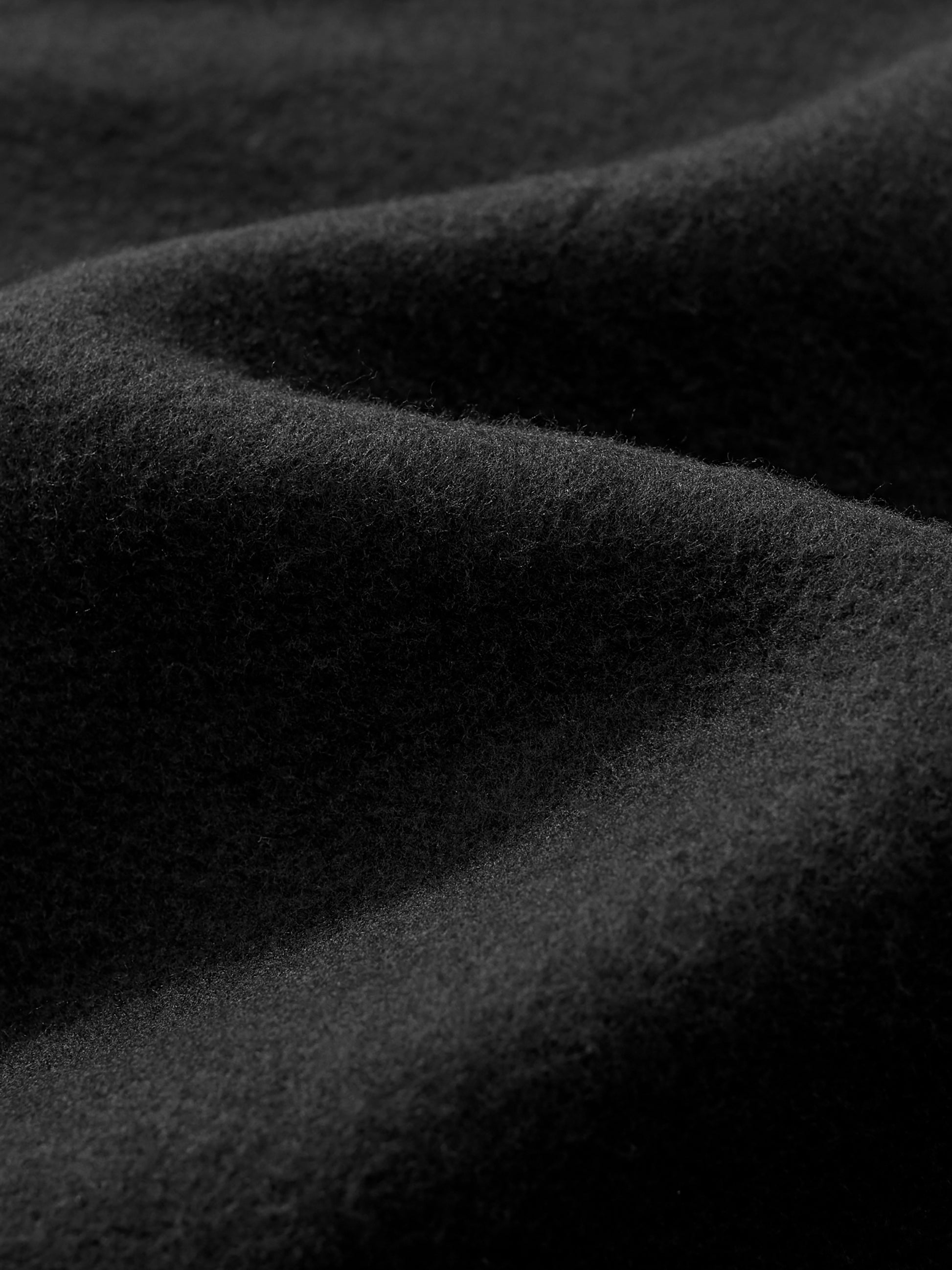 Fleeced Full-Zip Boxy Hoodie