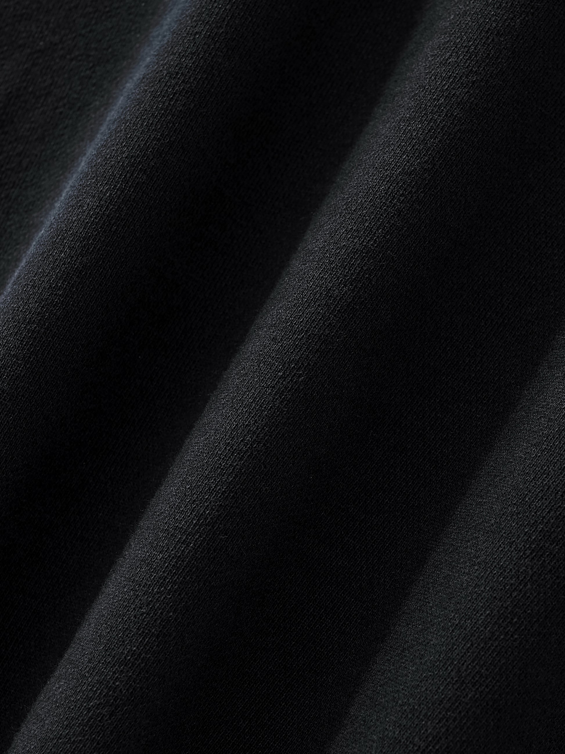 Raw-Seam Enzyme Washed Hooded Sweatshirt