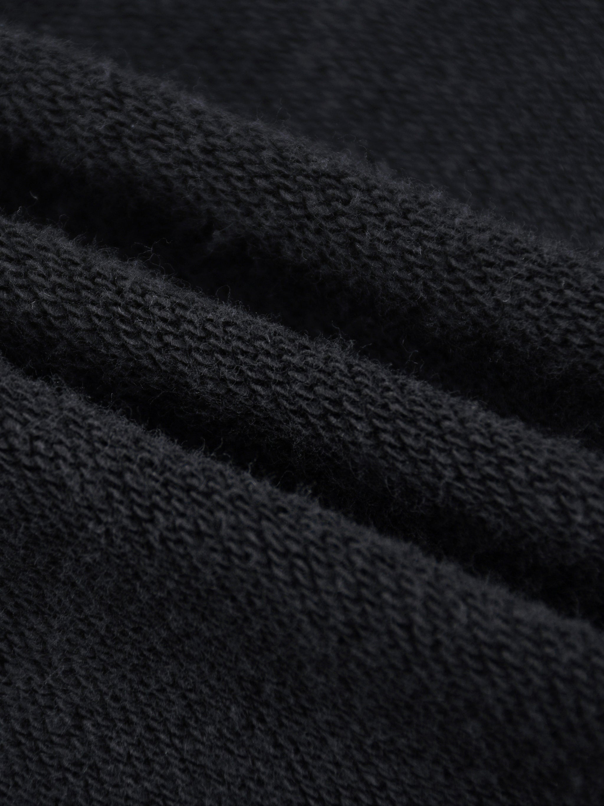 Snow Washed Tape Raw Edge Zip Hoodie