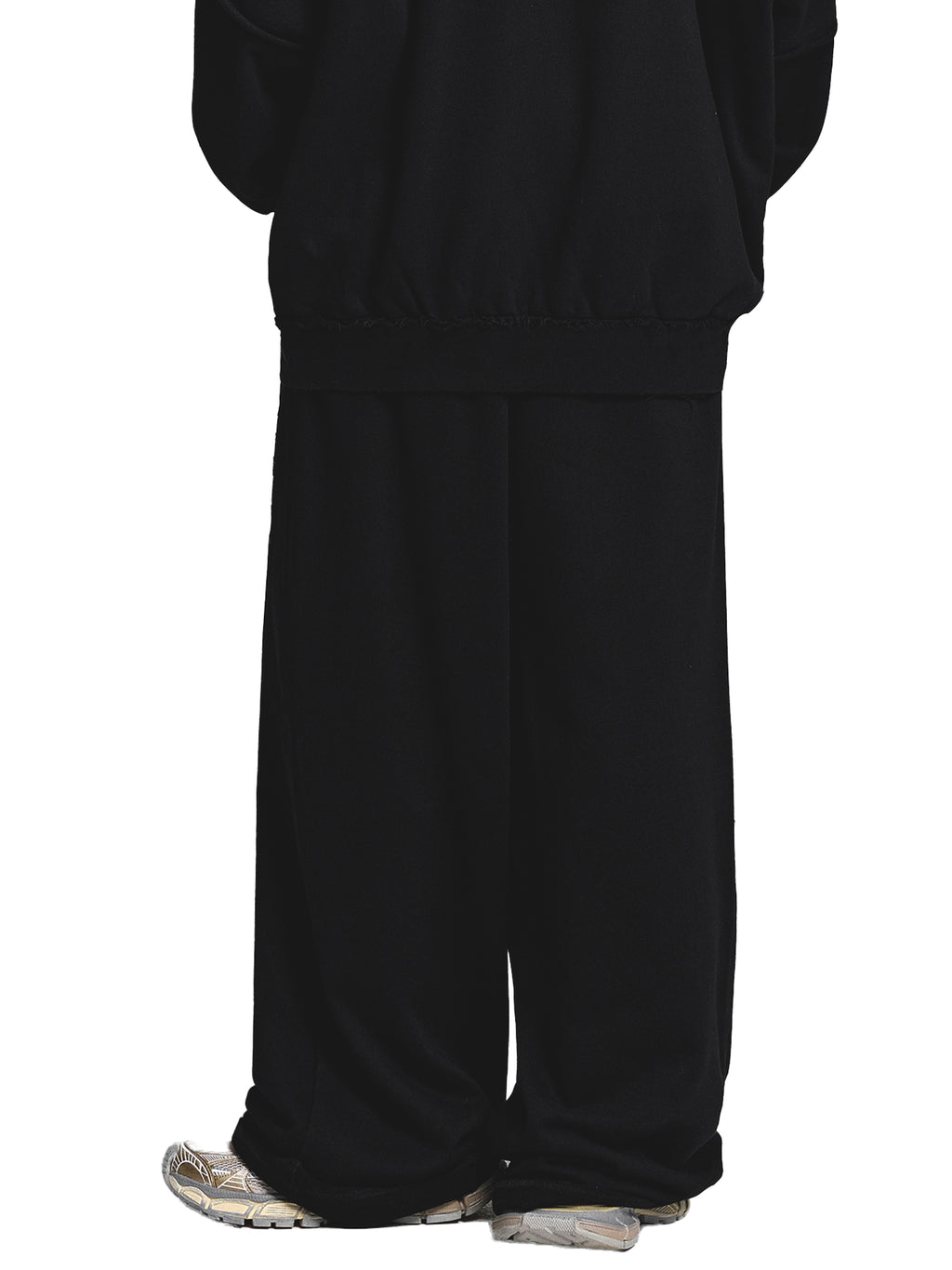 Snow Washed Raw Edge Sweatpants